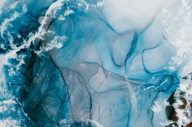 mavi mermer arka plan alkol mürekkep suyu soğuk