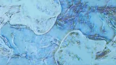 holografik arkaplan sıvı kristal hareket mavi