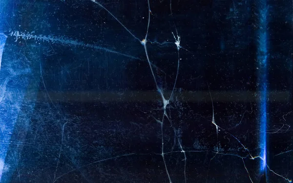 Лед абстрактный фон трещины текстуры голубой пыли — стоковое фото