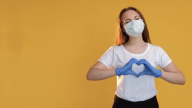 Sevgi işareti şefkat, dost canlısı kadın kalbi.