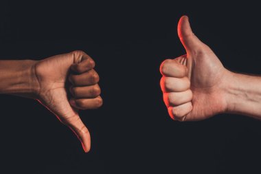 Etnik çeşitlilikten hoşlanmayan el hareketleri gibi.