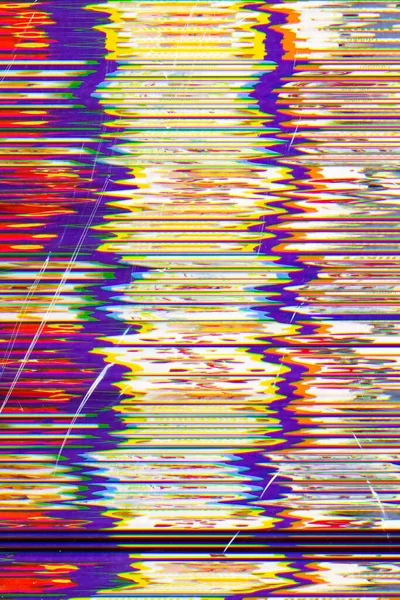 Färgglada glitch bakgrund buller abstrakt mönster — Stockfoto