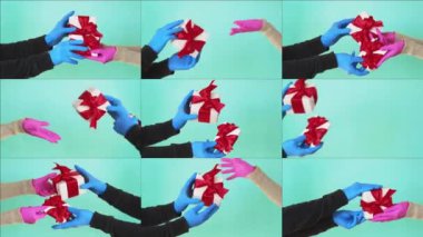 Coronavirus xmas kolaj hediye teslim hijyen