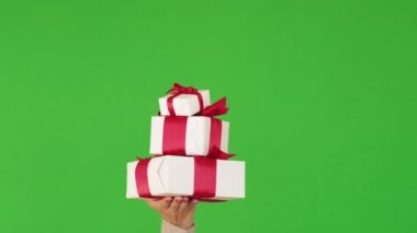 Noel indirimi Noel hediyesi teslimatı sürpriz el.