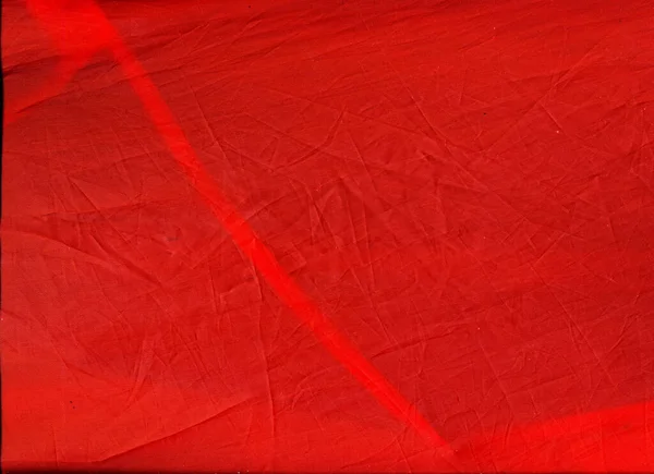 Sobreposição angustiada tecido enrugado textura vermelha — Fotografia de Stock