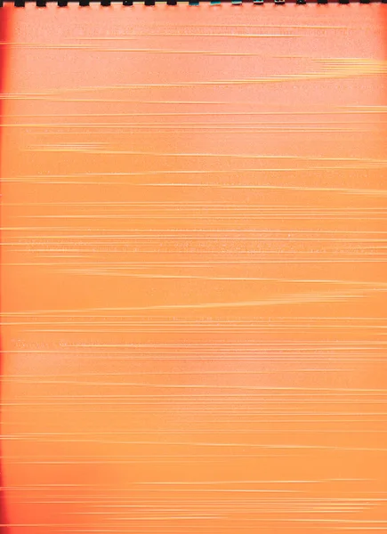 Notepad abstraktní pozadí oranžový papír šum — Stock fotografie
