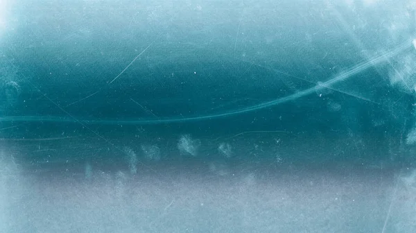 Krassen stof overlay verouderd glas textuur blauw — Stockfoto