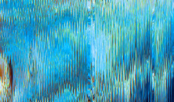 화려 한 소음 배경 디지털 오작동 파란색 — 스톡 사진