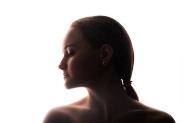 Kadın silueti estetik estetik kadın