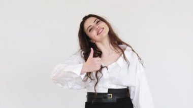 Mükemmel bir seçim mutlu bir kadın.