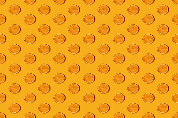 Oranžový vzor bezešvé abstraktní pozadí citrus — Stock fotografie