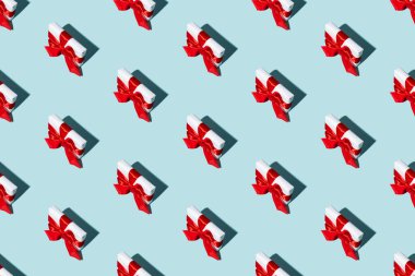 hediye deseni mavi pürüzsüz arkaplan dekorasyonu