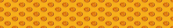 オレンジのスライスパターンシームレスな背景柑橘類 — ストック写真
