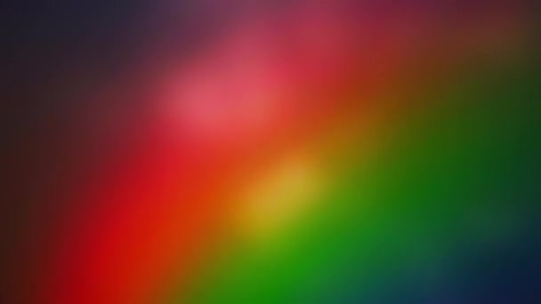Gökkuşağı soyut arkaplan canlı renk gradyanı — Stok video