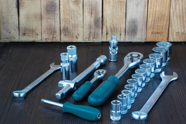 Sets Different Tools Carrying Out Numerous Works — Stock Photo, Image