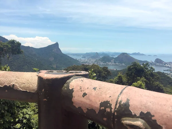 Podróż Przez Rio Janeiro Atrakcjami Okolicy Ładne Narożniki — Zdjęcie stockowe