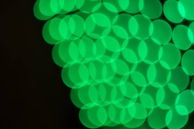 Noel arkaplanı yeşil arka plan bulanıklaştı