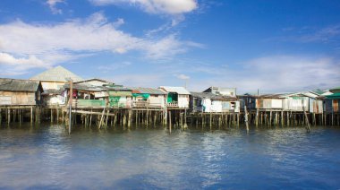 Bangkok 'taki Riverside Community Chao Phraya Nehri