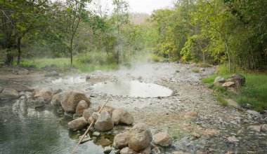 Ta pai Hotspring, Pai, mae hong oğlu, Tayland