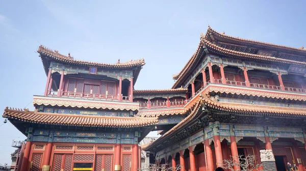 Peking Čína Yong Gong Lama Temple — Stock fotografie