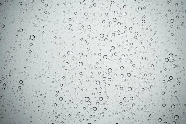Σταγόνα Βροχής Στο Γυαλί Του Παραθύρου — Φωτογραφία Αρχείου