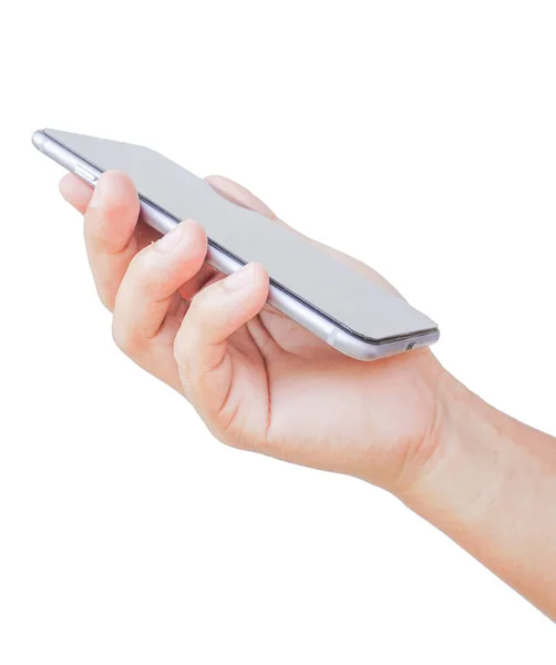 Smartphone Mit Touchscreen Der Hand — Stockfoto