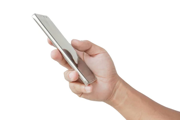 Touch Screen Smartphone Hand — Stock Photo, Image