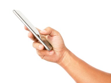 Akıllı telefonu tutan el..