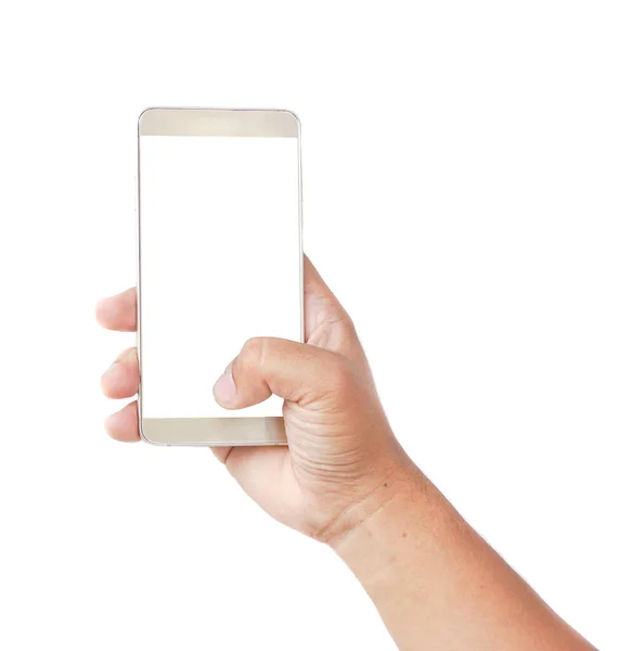 Akıllı telefonu tutan el..