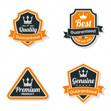 Vintage Retro vektör Logo afiş, poster, afiş için