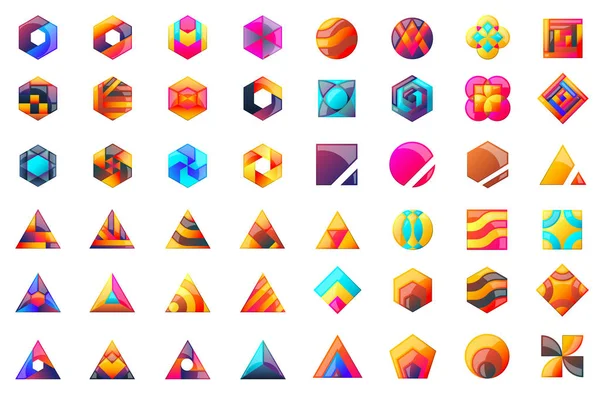 Modern en az vektör Logo afiş, poster, afiş için