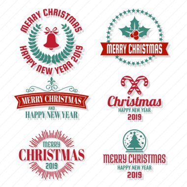 Noel vektör Logo afiş, poster, afiş için