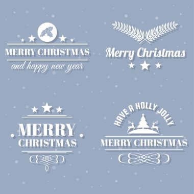 Noel vektör Logo afiş, poster, afiş için