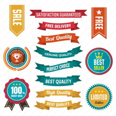 Vintage Retro vektör Logo afiş, poster, afiş için