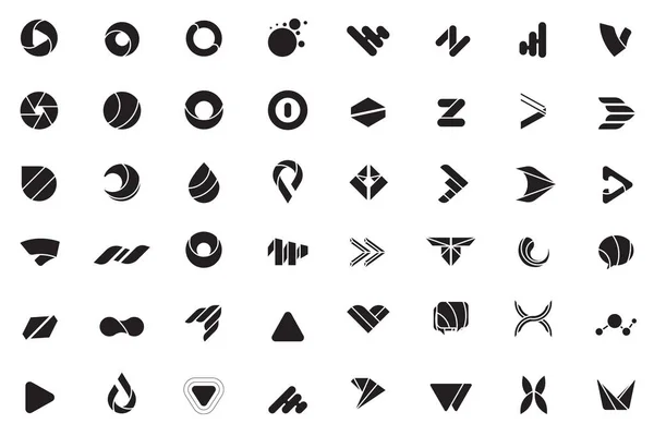 バナー ポスター チラシのモダンな最小限のベクトルのロゴ — ストックベクタ