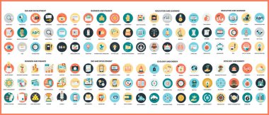 İş simgeleri iş için ayarlandı.