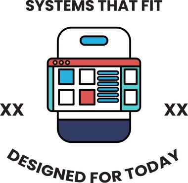 Bugün için dizayn edilmiş bir telefon ekranı. Tasarımı renkli ve modern bir havası var.