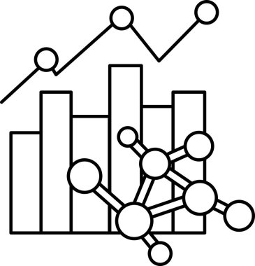 Noktalar ve çizgiler olan bir grafik gösterilir. Grafik, kimyasal bir reaksiyonun temsili.