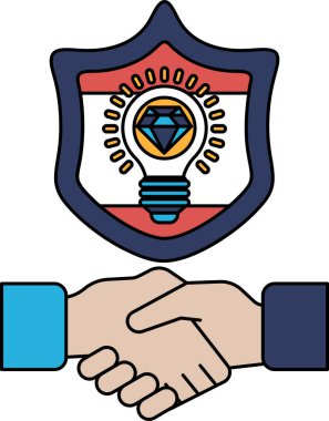 Ortasında elmas ve ampulle titreyen iki elin siyah beyaz görüntüsü. Elmas ve ampul parlak bir gelecek fikrini simgeliyor.