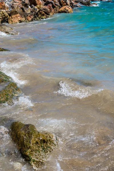 Güzel dalgalar deniz. Ege Denizi