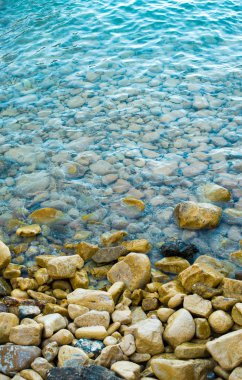 Plaj renkli taşların Soyut doku.