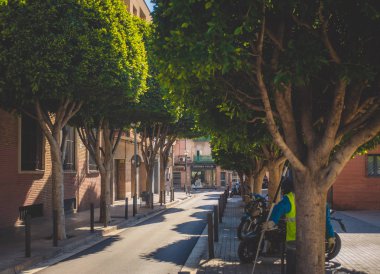 Barcelona, İspanya, 2019. Şehir sokak