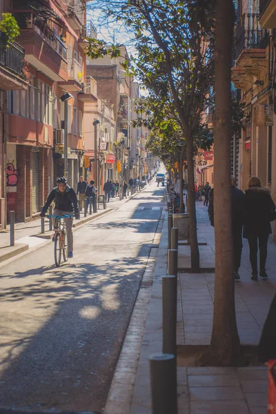 Barcelona, Espanha, 2019. Rua da cidade — Fotografia de Stock