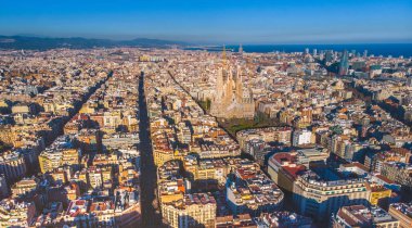 Barselona Eixample ikamet bölgesi, Sagrada havadan görünümü 
