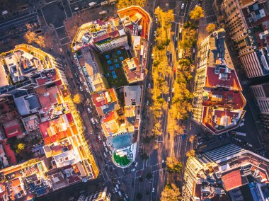 Barselona Eixample ikamet bölgesi, Sagrada havadan görünümü 