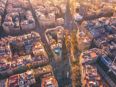 Barselona Eixample ikamet bölgesi, Sagrada havadan görünümü 