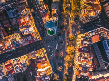 Barselona Eixample ikamet bölgesi, Sagrada havadan görünümü 