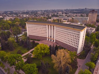 Chisinau Moldova Cumhuriyeti Parlamentosu,2019. Hava v