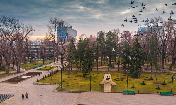 Chisinau Capital City Republic Moldova 2020 Aerial View Chisinau Metropolitan — Stock Photo, Image