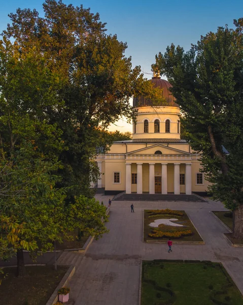 Chisinau Moldova 2020 Вежа Собору Різдва Чісінау Молдові Вид Повітря — стокове фото